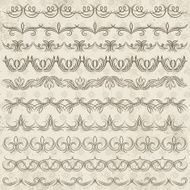 Set of Lace Paper border frame