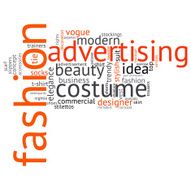 fashion and costume tag word cloud background N2