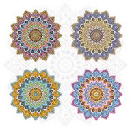 Mandala different color set