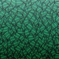 Seamless pattern from gradient leaves Leaf veil Vector
