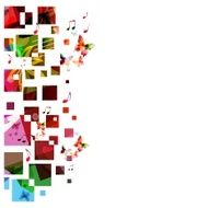 Colorful music background N2