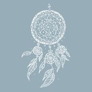 Dream Catcher Decorative Vector illustration N2
