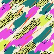 Retro 80s seamless pattern background N12