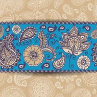 Paisley Seamless border