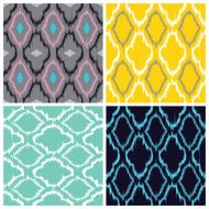 Ikat Seamless Pattern Collection