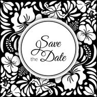 Save the date card N7