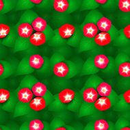 Seamless pattern with ipomoea flowers N2