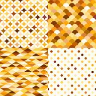 seamless gold geometric pattern