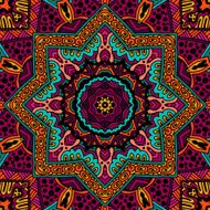 Abstract Tribal vintage ethnic seamless pattern ornamental N19