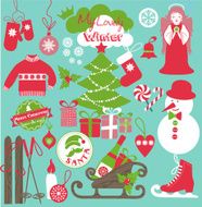 Christmas and new year background N60