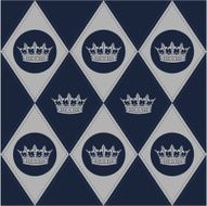 Modern diamond pattern with royal crown N2
