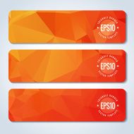 Abstract vector header banners N91