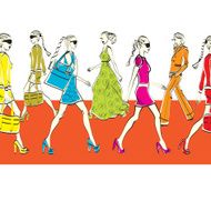 Fashion models on the catwalk N4
