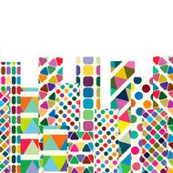 Multicolor abstract bright background Elements for design N3