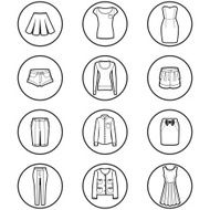 Set of Fashion Icons N100