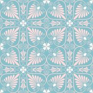 vector set seamless floral ornament N10