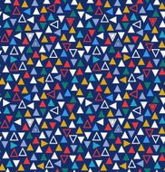 Geometric seamless pattern with triangles Abstract multicolor background