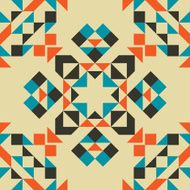 Ethnic tribal geometric seamless pattern N5