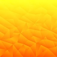 abstract background with yellow triangles and orange