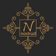 luxury monogram design template elegant line art business sign b N7