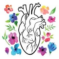 Heart&amp;flowers