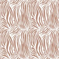Brown striped zebra animal seamless vector print