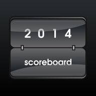 Vector mechanical scoreboard