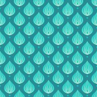 Pattern with bright drops on a dark blue