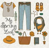 Original vector set - My spring look