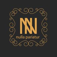luxury monogram design template elegant line art business sign b N10