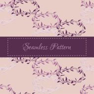 Floral violet seamless pattern