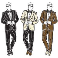 Men in tuxedos