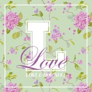 Shabby Chic Flowers Graphic Design - for t-shirt fashion print