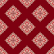 red geometric seamless vector design N2