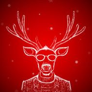 Hand Drawn deer N2