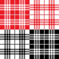 Textile set seamless pattern