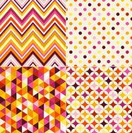 seamless multicolor geometric pattern N2