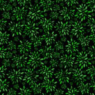Flower Leaves Pattern Background Vector Illustration N2