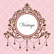 Chandelier vintage frame N4