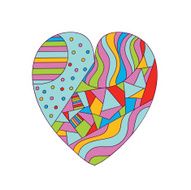 Abstract Heart N6