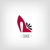 Stylized womens shoes Logo shoe store N3