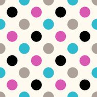 Seamless polka dots pattern N2