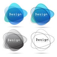 Abstract logo design element