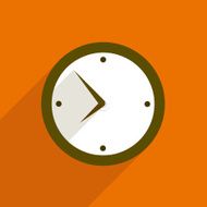 abstract orange clock pattern background