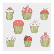 cupcakes set color version N2