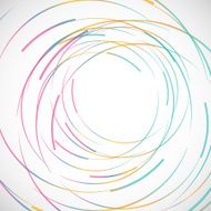 Vector abstract color line and circle background N16