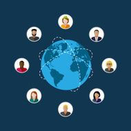 society members population modern or global network