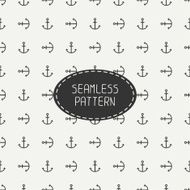 Geometric line vector seamless pattern with hipster anchor Wrapping paper N2