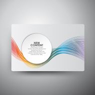 Abstract background with colorful waves