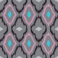 Ikat seamless pattern design N18